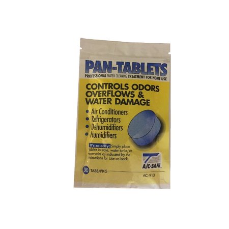 A/C SAFE AC-Safe Air Conditioner Pan Cleaner Tablets 30 ct Tablets AC-913